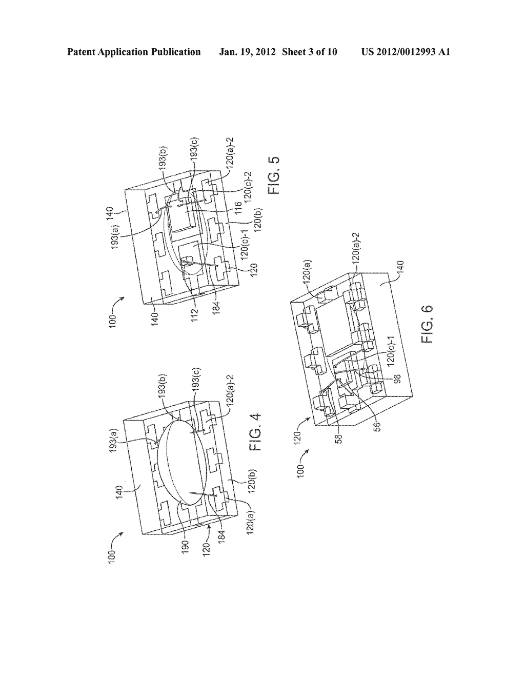 DIE PACKAGE INCLUDING SUBSTRATE WITH MOLDED DEVICE - diagram, schematic, and image 04
