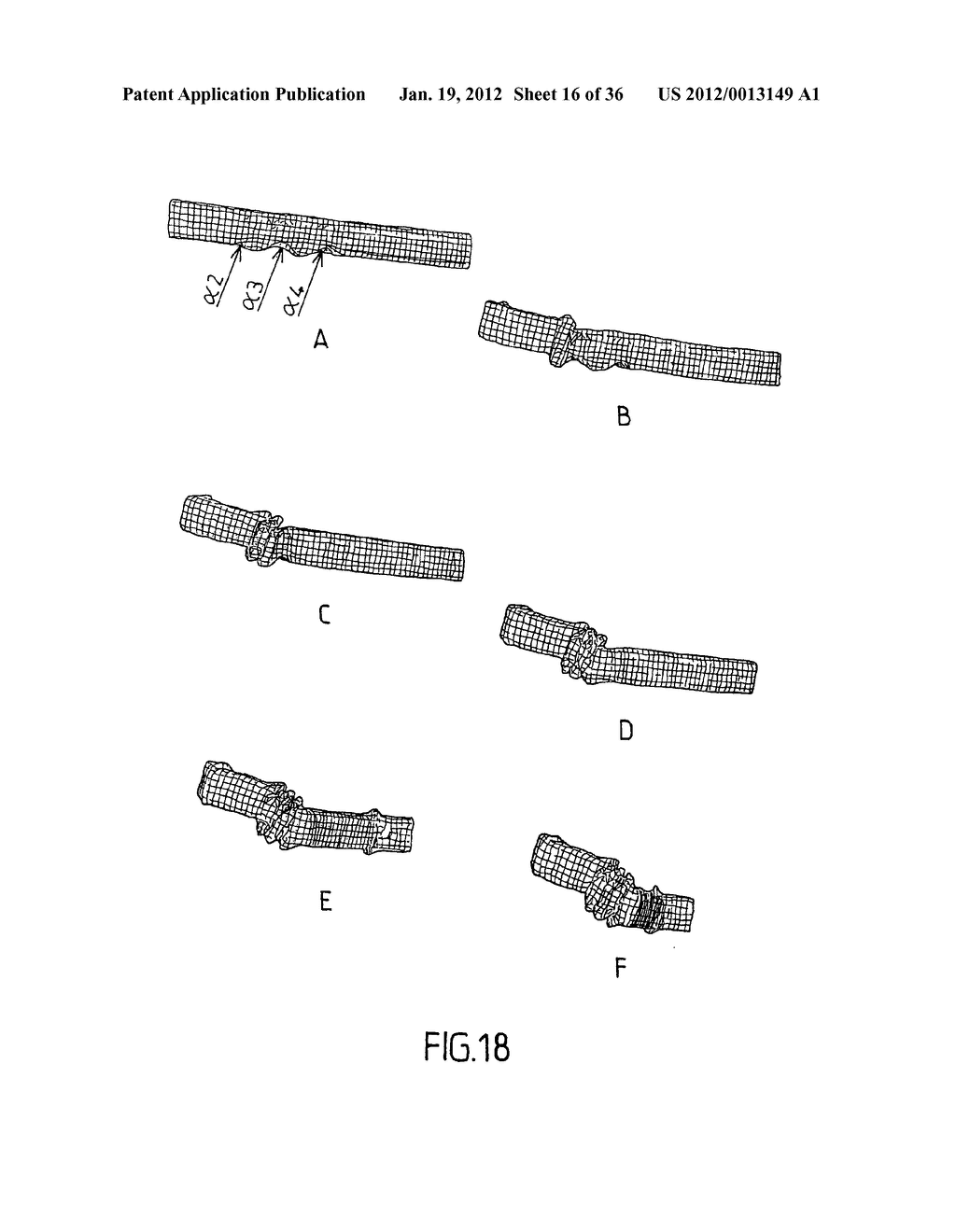 VEHICLE STRUCTURAL ELEMENT SERVING TO ABSORB CERTAIN SHOCKS BY PLASTIC     DEFORMATION - diagram, schematic, and image 17