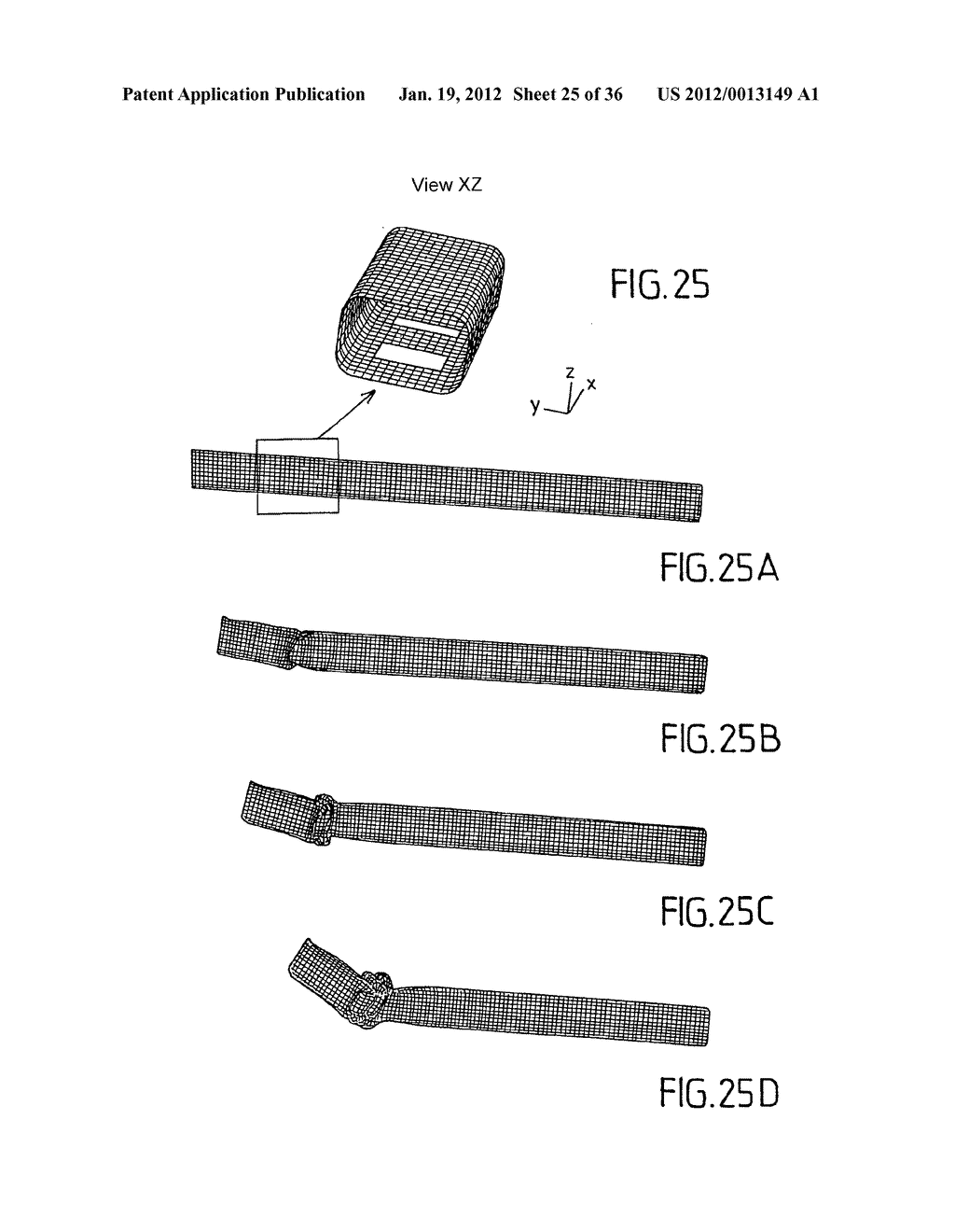 VEHICLE STRUCTURAL ELEMENT SERVING TO ABSORB CERTAIN SHOCKS BY PLASTIC     DEFORMATION - diagram, schematic, and image 26