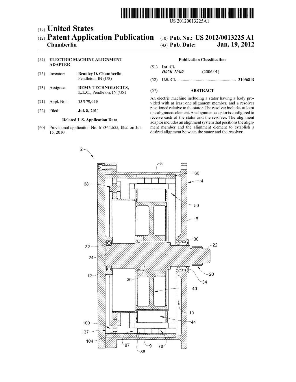 ELECTRIC MACHINE ALIGNMENT ADAPTER - diagram, schematic, and image 01