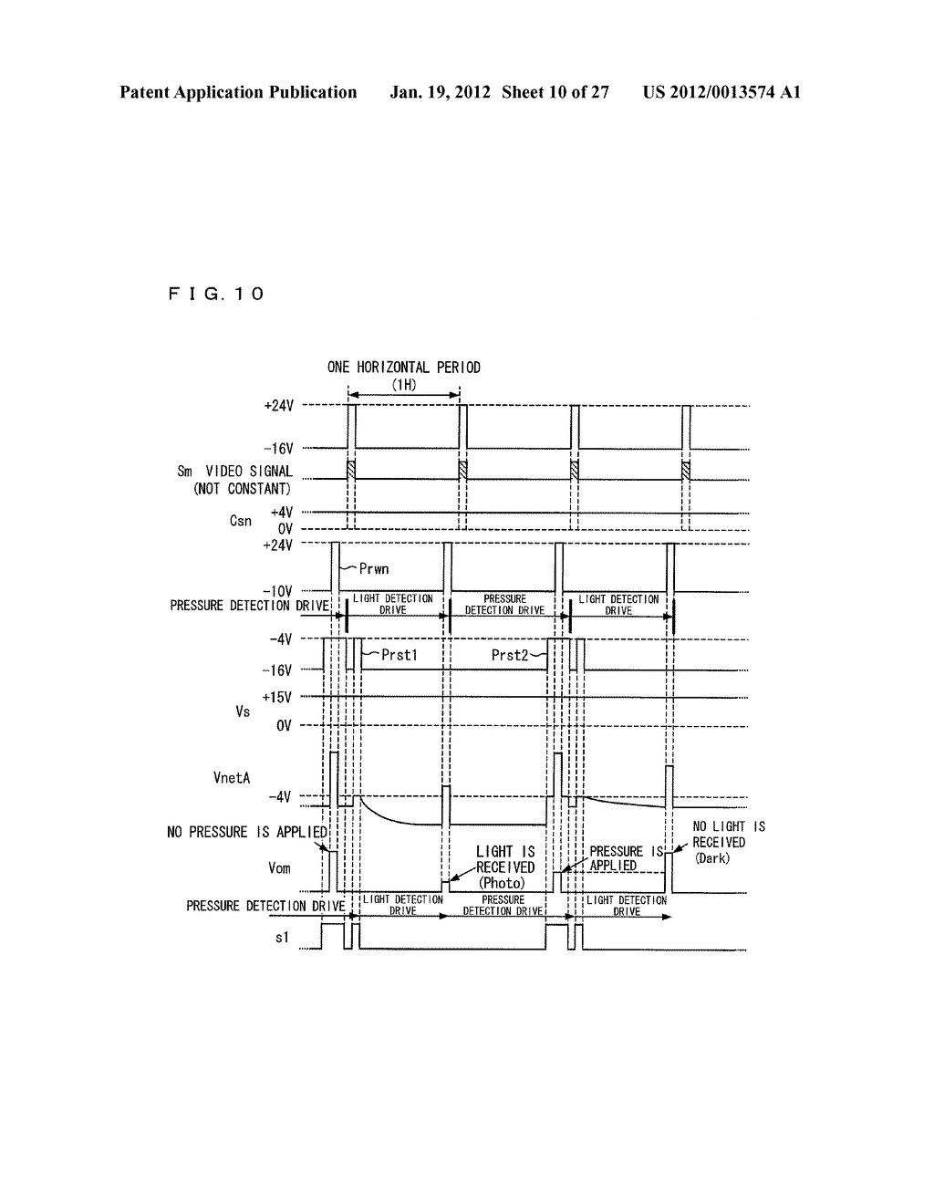 DISPLAY DEVICE AND DRIVING METHOD FOR DISPLAY DEVICE - diagram, schematic, and image 11