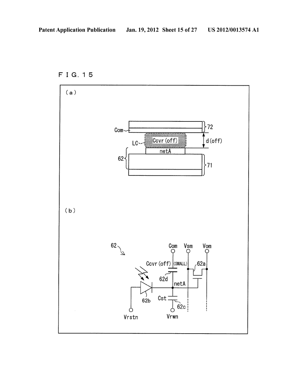 DISPLAY DEVICE AND DRIVING METHOD FOR DISPLAY DEVICE - diagram, schematic, and image 16