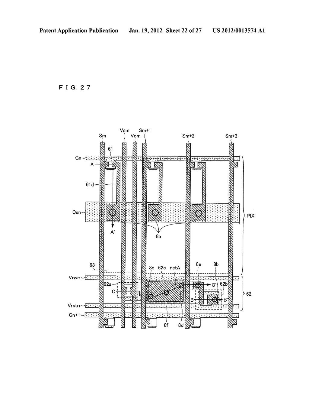 DISPLAY DEVICE AND DRIVING METHOD FOR DISPLAY DEVICE - diagram, schematic, and image 23