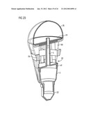 Cooling element for a lighting device diagram and image