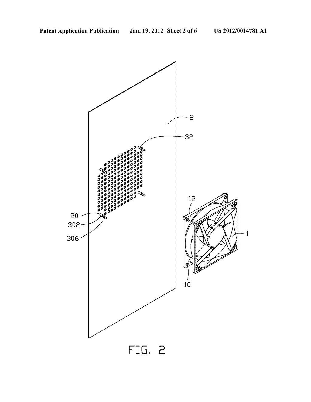 MOUNTING APPARATUS AND FAN ASSEMBLY USING THE SAME - diagram, schematic, and image 03