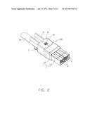 ELECTRICAL CONNECTOR ASSEMBLY HAVING ENGAGING MEANS FOR PROVIDING HOLDING     FORCE diagram and image