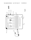 SYSTEM AND METHOD FOR ORGANIZING APPLICATION INDICATORS ON AN ELECTRONIC     DEVICE diagram and image