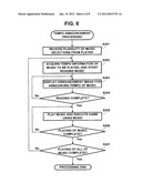 GAME DEVICE, TEMPO ANNOUNCEMENT METHOD, INFORMATION RECORDING MEDIUM AND     PROGRAM diagram and image