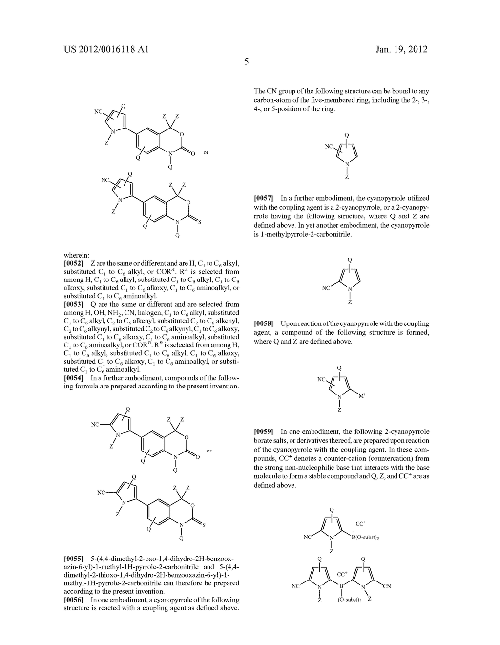 CYANOPYRROLE CONTAINING CYCLIC CARBAMATE AND THIOCARBAMATE BIARYLS AND     METHODS FOR PREPARING THE SAME - diagram, schematic, and image 06