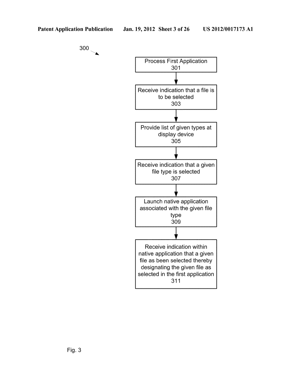 METHOD AND APPARATUS FOR DESIGNATING A GIVEN FILE AS SELECTED IN A     COMPUTING DEVICE - diagram, schematic, and image 04