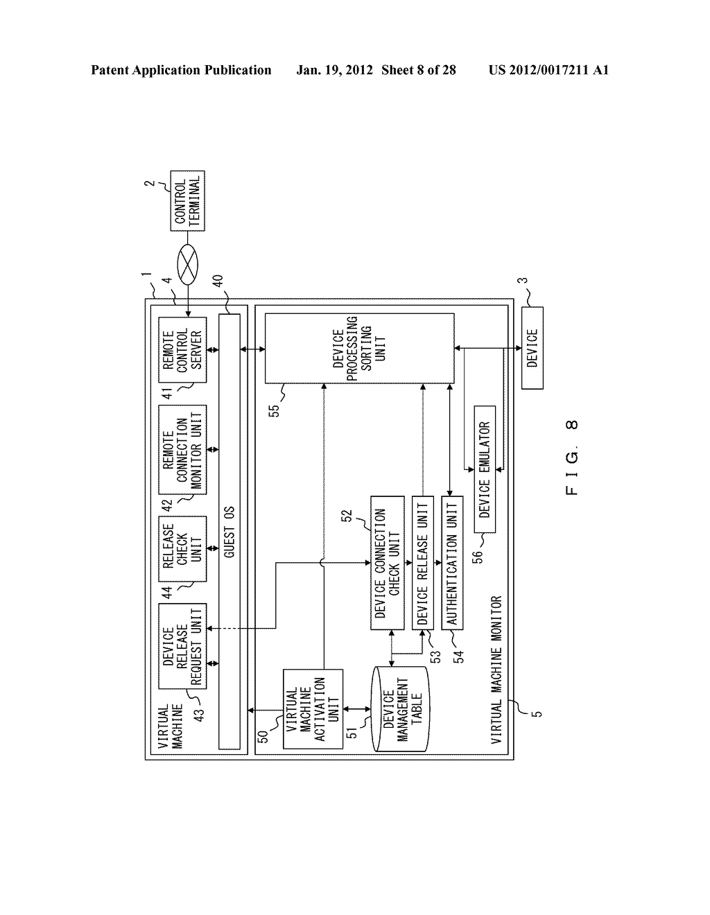 VIRTUAL COMPUTER SYSTEM, INFORMATION PROCESSING DEVICE, STORAGE MEDIUM     STORING COMPUTER PROGRAM, AND CONNECTION CONTROL METHOD - diagram, schematic, and image 09