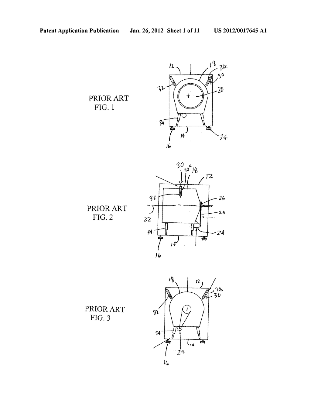 WASHING MACHINE WITH VIBRATION ISOLATION SYSTEM - diagram, schematic, and image 02