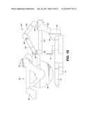 POWER CORD ROUTING SYSTEM FOR MITER SAW WITH HINGE LINKAGE LINEAR GUIDE diagram and image