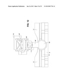 POWER CORD ROUTING SYSTEM FOR MITER SAW WITH HINGE LINKAGE LINEAR GUIDE diagram and image