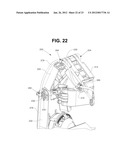 POWER CORD ROUTING SYSTEM FOR MITER SAW WITH HINGE LINKAGE LINEAR GUIDE diagram and image