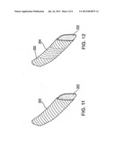 Hockey Blade with Wrapped, Stitched Core diagram and image