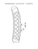 Hockey Blade with Wrapped, Stitched Core diagram and image