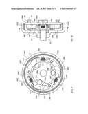 Centrifugal force combined with sliding damping type torque actuated     clutch diagram and image
