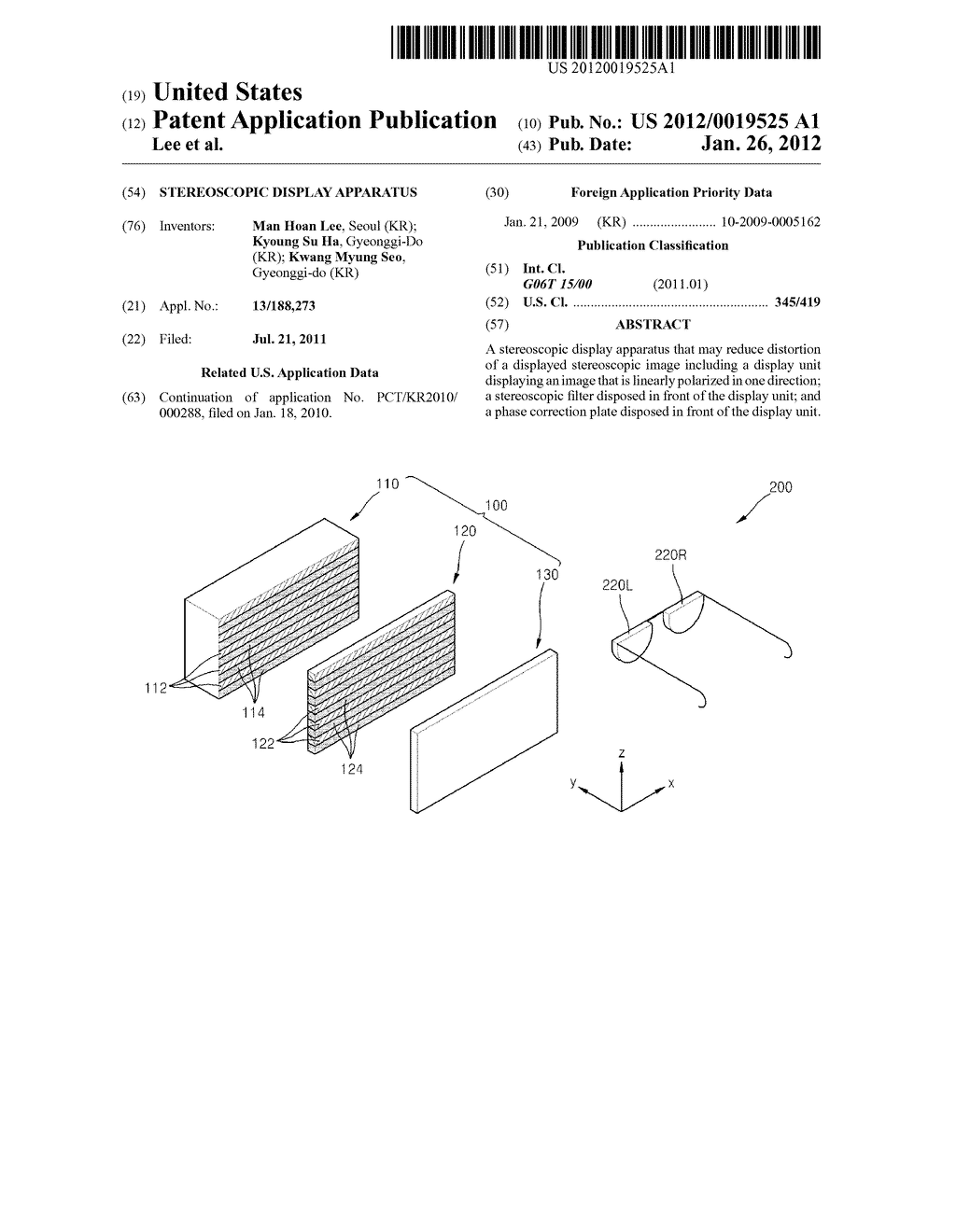 Stereoscopic Display Apparatus - diagram, schematic, and image 01