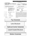 CONTACT STRUCTURE FOR A TUNABLE LIQUID CRYSTAL OPTICAL DEVICE diagram and image