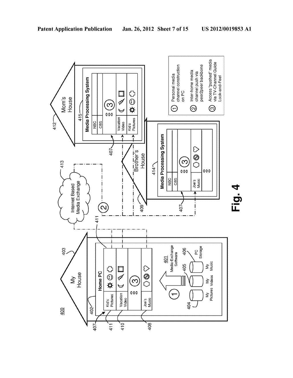 PRINTER RESOURCE SHARING IN A MEDIA EXCHANGE NETWORK - diagram, schematic, and image 08