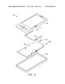 ELECTRONIC DEVICE AND CONNECTION MECHANISM FOR TOUCH BUTTONS THEREOF diagram and image