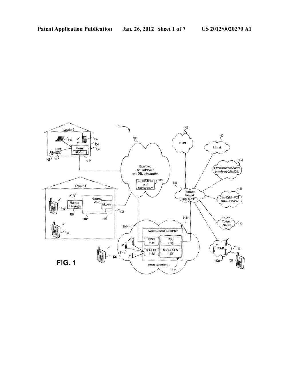 SIMULCASTING OR MULTICASTING OF MULTIMEDIA CALL SESSIONS IN A LAN/WLAN/PAN     VIA A BROADBAND ACCESS GATEWAY - diagram, schematic, and image 02