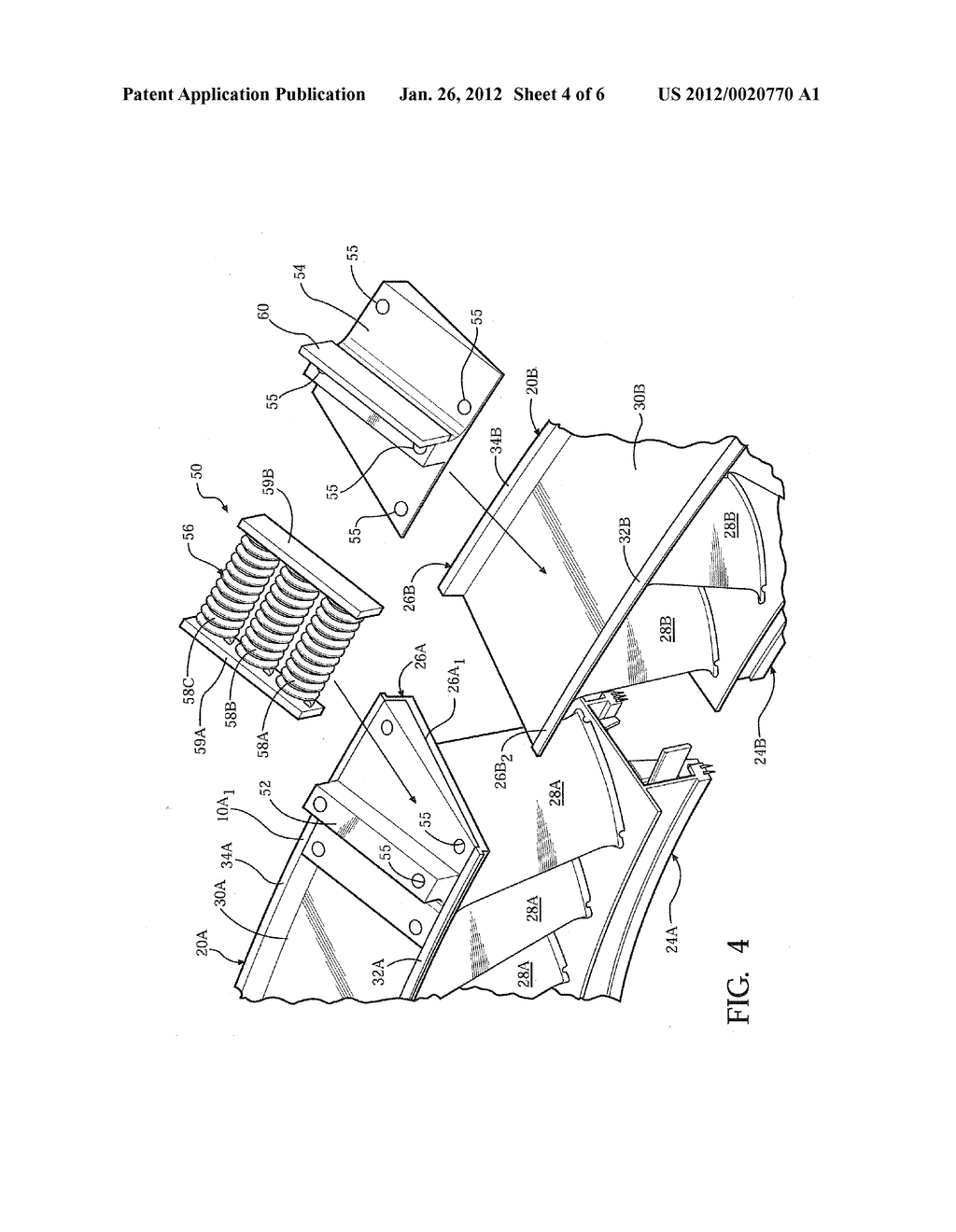 ENERGY ABSORBING APPARATUS IN A GAS TURBINE ENGINE - diagram, schematic, and image 05