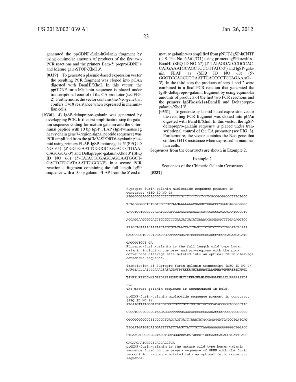 EXPRESSION OF NEUROPEPTIDES IN MAMMALIAN CELLS - diagram, schematic, and image 39