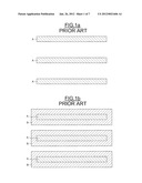 PROCESS FOR PRODUCING TWO INTERLEAVED PATTERNS ON A SUBSTRATE diagram and image