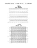 PROCESS FOR PRODUCING TWO INTERLEAVED PATTERNS ON A SUBSTRATE diagram and image