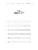 PROCESS FOR PRODUCING TWO INTERLEAVED PATTERNS ON A SUBSTRATE diagram and image