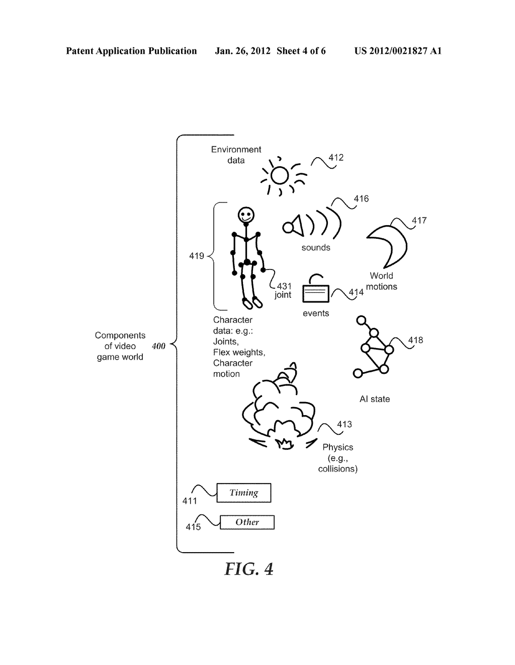 MULTI-DIMENSIONAL VIDEO GAME WORLD DATA RECORDER - diagram, schematic, and image 05