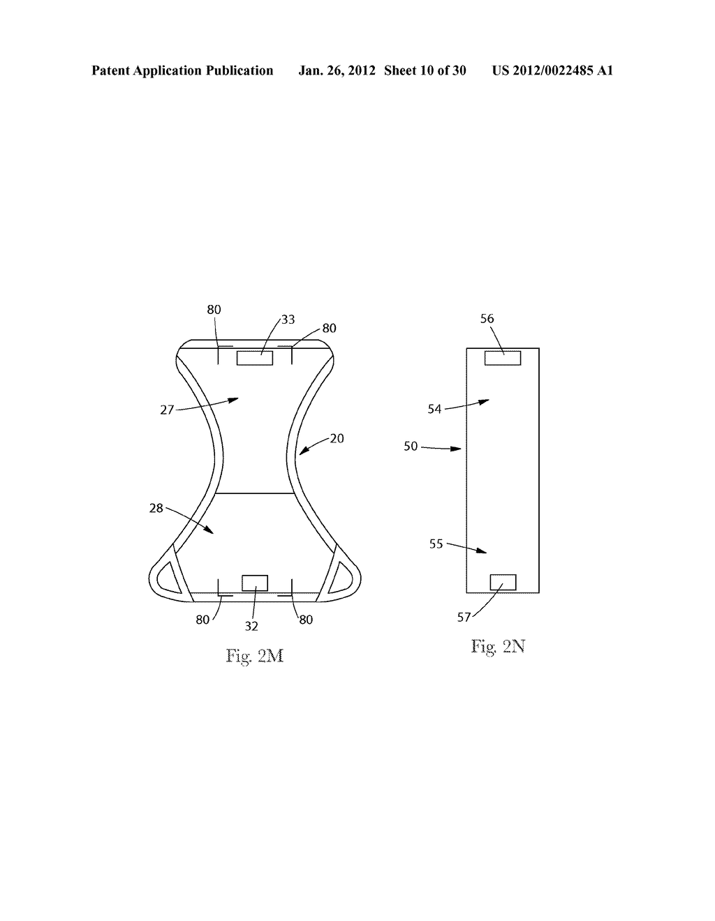 Two-Piece Wearable Absorbent Article With Advantageous Fastener     Performance Configurations - diagram, schematic, and image 11