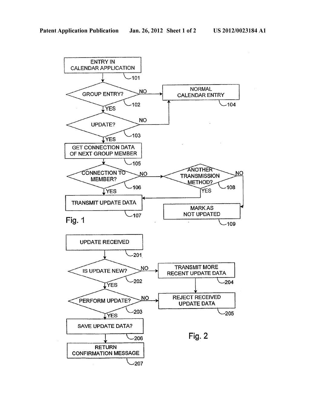 Method, device and software for updating data in mobile devices - diagram, schematic, and image 02