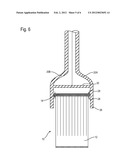 BRISTLE INSERT, BRUSH WITH SUCH BRISTLE INSERT, AND METHOD FOR     MANUFACTURING SUCH BRISTLE INSERT diagram and image