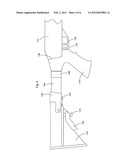 Stock assembly with recoil suppression diagram and image