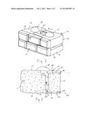 Process For Casting Concrete Wall Blocks For Use With Geogrid diagram and image