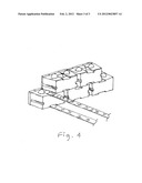 Process For Casting Concrete Wall Blocks For Use With Geogrid diagram and image