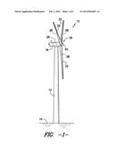 SYSTEM AND METHOD FOR DETECTING ICE ON A WIND TURBINE ROTOR BLADE diagram and image