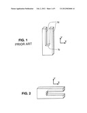 ELEMENT VIBRATING IN TWO UNCOUPLED MODES, AND USE IN VIBRATING RATE     GYROSCOPE diagram and image