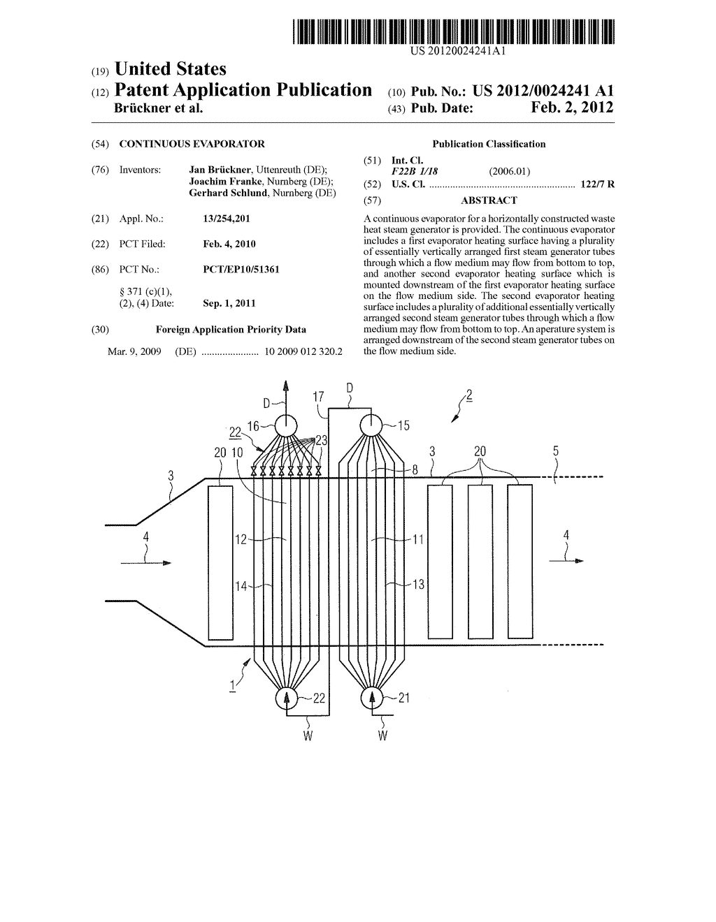 Continuous evaporator - diagram, schematic, and image 01