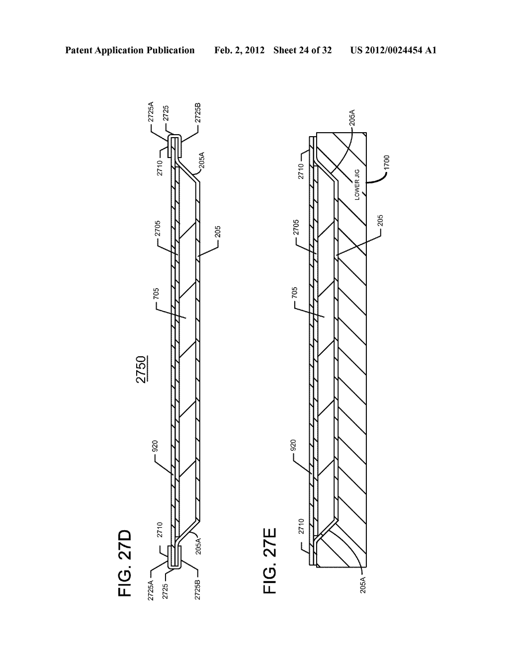 METHOD FOR FABRICATING AN ANTI-FATIGUE MAT EMPLOYING MULTIPLE DUROMETER     LAYERS - diagram, schematic, and image 25