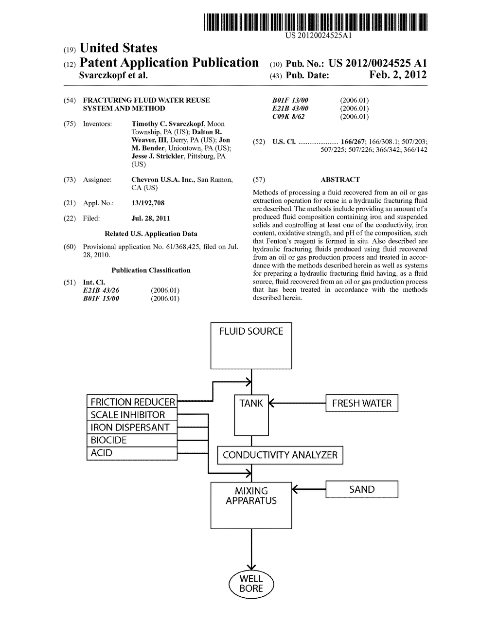 FRACTURING FLUID WATER REUSE SYSTEM AND METHOD - diagram, schematic, and image 01