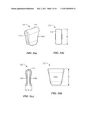 Device for holding used dog waste bags diagram and image