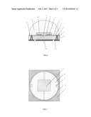 SURFACE MOUNTED LED PACKAGING STRUCTURE AND METHOD BASED ON A SILICON     SUBSTRATE diagram and image