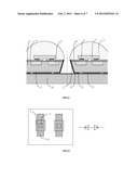 SURFACE MOUNTED LED STRUCTURE AND PACKAGING METHOD OF INTEGRATING     FUNCTIONAL CIRCUITS ON A SILICON diagram and image