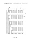 METHODS OF FORMING SEMICONDUCTOR DEVICE STRUCTURES AND SEMICONDUCTOR     DEVICE STRUCTURES INCLUDING A UNIFORM PATTERN OF CONDUCTIVE LINES diagram and image