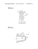 Impact absorbing device for vehicle and bumper device for vehicle diagram and image
