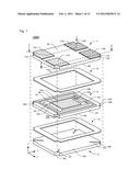 PIEZOELECTRIC VIBRATING DEVICES HAVING CONTROLLED INTERNAL ENVIRONMENT,     AND METHODS FOR MANUFACTURING SAME diagram and image